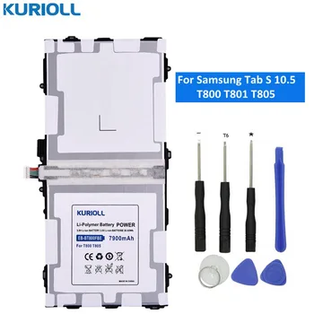 

High Quality Tablet Battery for Samsung Galaxy Tab S 10.5 SM-T800 SM-T801 T805C SM-T805 T807 Bateria EB-BT800FBE Batarya 7900mAh