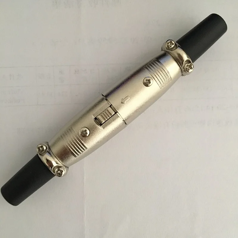 10 шт./лот XLR 3Pin аудио микрофонный кабель Разъем штекер Женский Штекер подключения