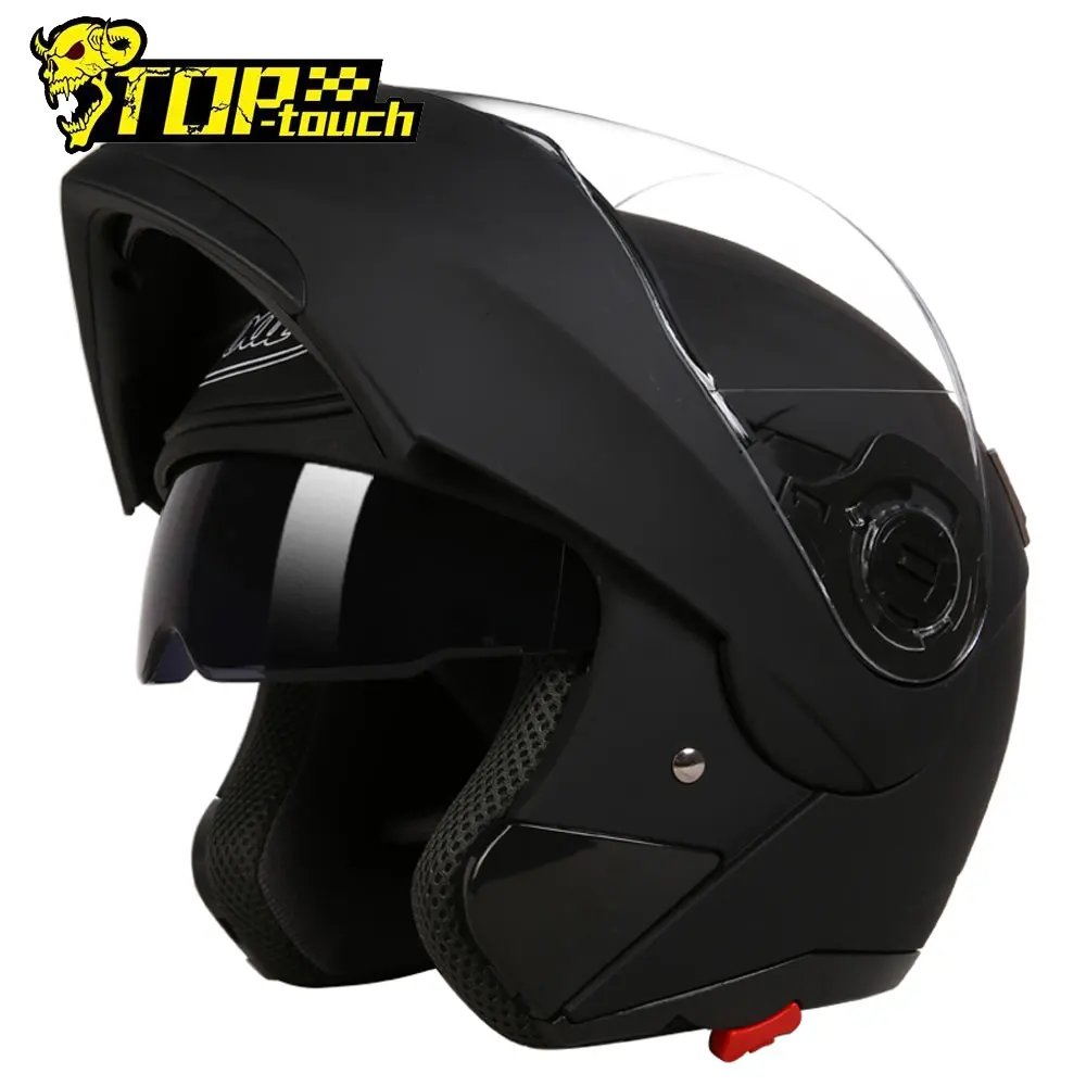 Casque de Moto à rabat pour hommes, à Double objectif, pour course de Moto,  modulaire, pour Motocross, pour 4 saisons