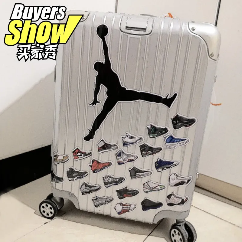One Piece Stickers Cool Sneakers Waterproof PVC Stickers laptop Pitcher Luggage Skateboard Decorate DIY For Boys Black and White