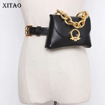 

XITAO 2020 New Concave Shape European and American Style Gold Chain Fashion Wild Women Fashion Minority Cummerbunds XJ3874