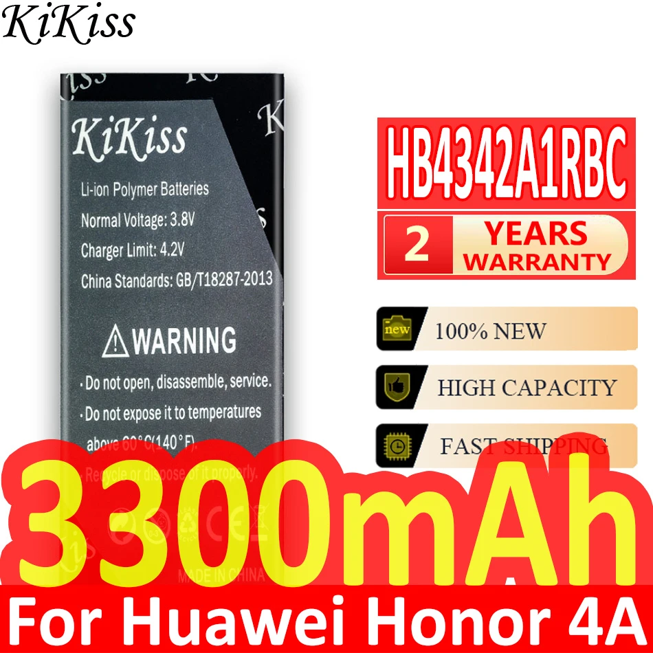 roestvrij draagbaar Haas 3300mAh 100% Original Battery for Huawei honor 4A 5A LYO L21 y5II Y5 II  Ascend 5+ Y6 SCL TL00 CUN U29 HB4342A1RBC|Mobile Phone Batteries| -  AliExpress