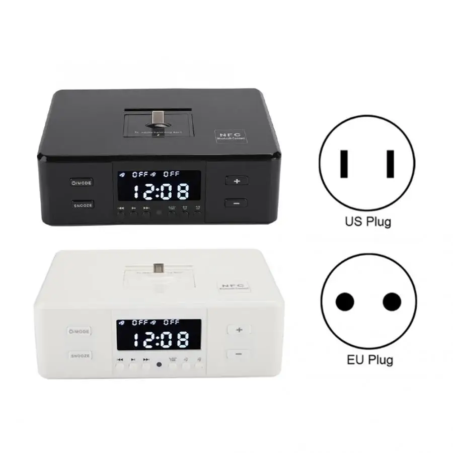 D9PRO 3 in 1 Alarm Clock USB Charging Playback FM Stereo Radio Bluetooth-compatible Speaker 110-240V portable speaker | Электроника
