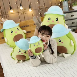 Kawaii brinquedo de pelúcia bonito criativo macio chapéu abacate quarto decoração do carro travesseiro boneca bebê maternal e suprimentos criança presente
