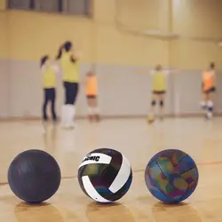 Volleyball Glow In The Dark Reflective Outdoor Volleyball Light Up Luminous Training Volleyballs Durable Glowing Volleyball G