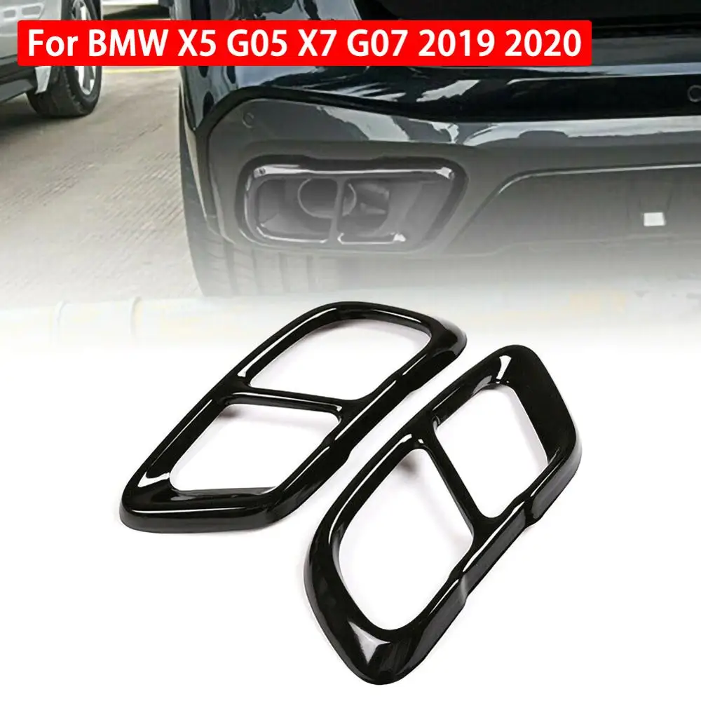 Автомобильные глушители выхлопных газов накладка для BMW X5 G05 X7 G07 2019 2020