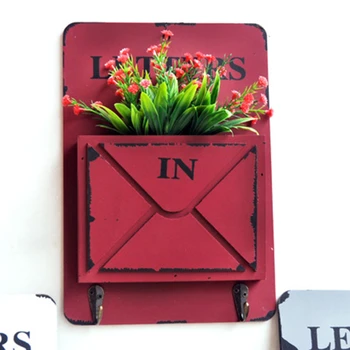 

Multipurpose Mail Holder New M6 Storage Box Key Rack Wall Holder Wood Organizer Mount Letter Hooks Home Hook Mail Hanger