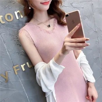 

2020 OHCLOTHING 9246 actual photo of new summer middle and long style tassel vest 45 -- 1 floor, 1 row, 2 shelves