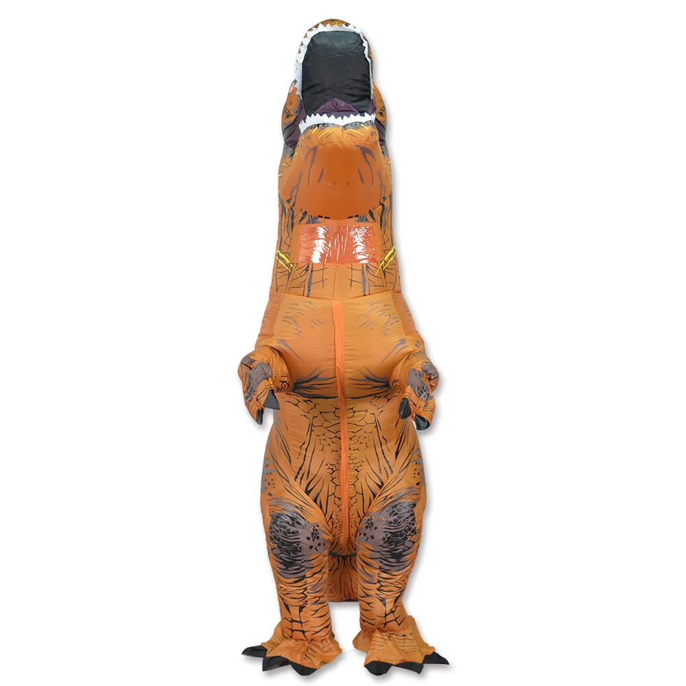 T Rex Dinosaur Party Cosplay Inflatable Costumes Mascot Anime Halloween Dino Cartoon for Adult Kids for Mascot Costume