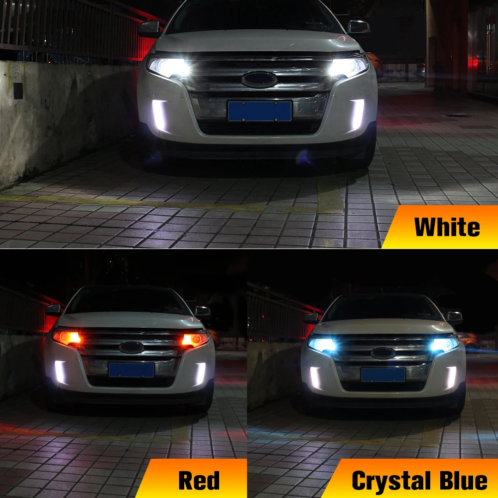 2pcs LED ְ  Ʈ DRL   Canbus No Error P13W For Mazda CX-5 2013 2014 2015