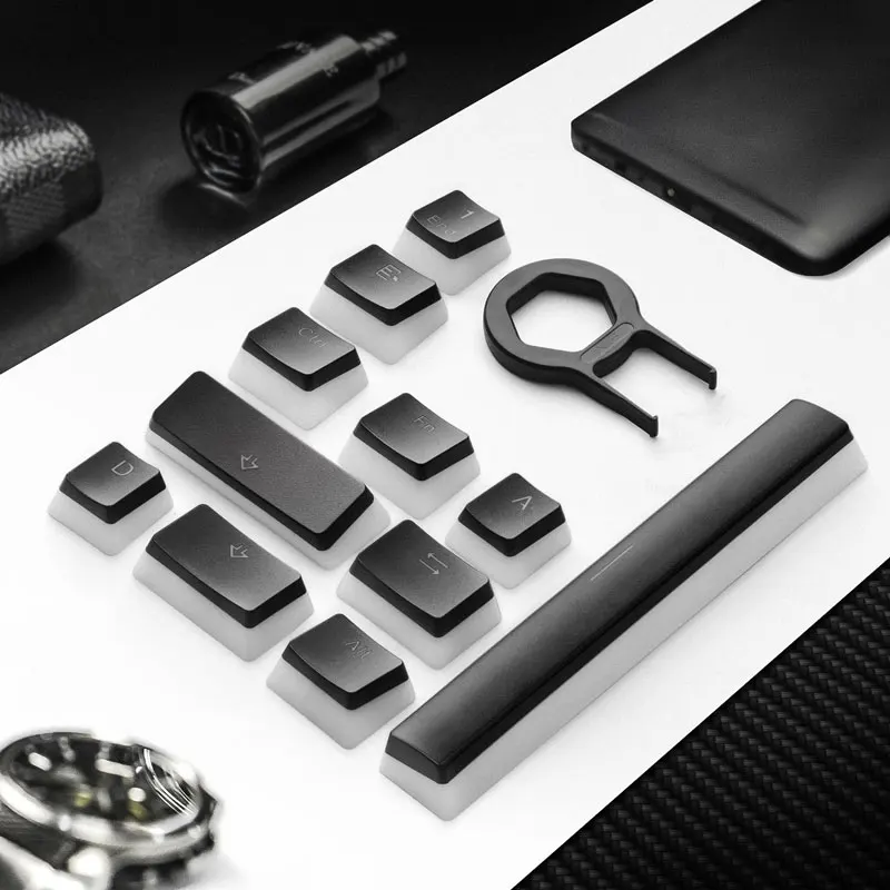 Havit Keycaps двойной выстрел с подсветкой PBT Pudding Keycap набор съемником совместим Cherry MX