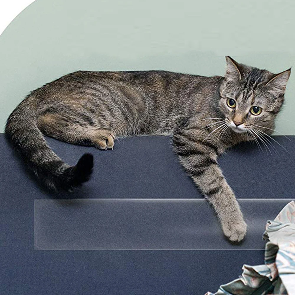 Антицарапина кошка тренировочная лента мебель диван Защитная Клейкая лента аксессуары для домашних животных останавливает кошек от царапин 3 м/5 м/10 м
