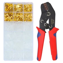 SN-48B Crimping Tool 600 Pcs 4.8/6.3 Plug Terminal Crimper Crimping Pliers Wire 0.5-1.5mm2 Pliers AWG 20-15 Hand Tool Krimptang