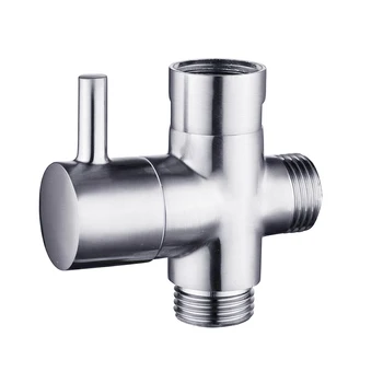 

3Way Modern Bathroom Angle Adjustable Universal Shower Arm Diverter Adapter Solid Brass Toilet Bidet Household Manifold