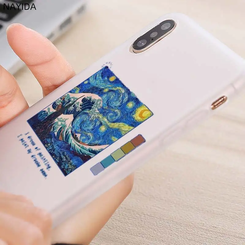 Мягкий чехол для Xiaomi 10 8 A2 A3 Cc9 Lite Mi 9se A1 6X 5X Note Pro отличное искусство и