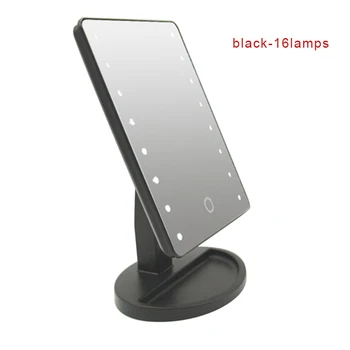 

2019 Intelligent Adjustable Brightness 16 Lamps/22 Lamps LED Illuminated 10x Makeup Mirror new