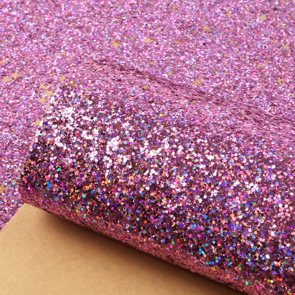 20*34cm Sequins Chunky Glitter Synthetic Leather,DIY handmade materials For bag shoes phone case,1Yc7357