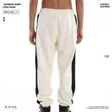 Европа и Америка популярный бренд лето стиль многоцветная Сторона Полосатый Harajuku ветер INS Чистый хлопок Удобный Повседневный