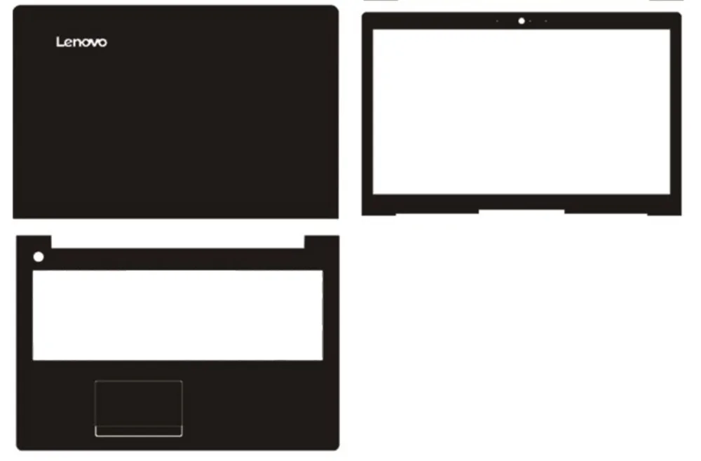 Виниловые наклейки из углеродного волокна для ноутбука Lenovo IdeaPad 310 15ISK 15IKB 15/ideapad 510