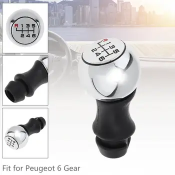 

6 Speed Car Manual Gear Shift Handball Knob Car Accessories Fit for Peugeot 106 / 206 / 207 / 306 / 307 / 407 / 408 / 508