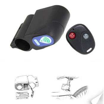 

Anti-theft Bike Lock 110dB Bicycle Alarm bicycle lock Cycling Security Lock Wireless Remote Control Vibration Alarm