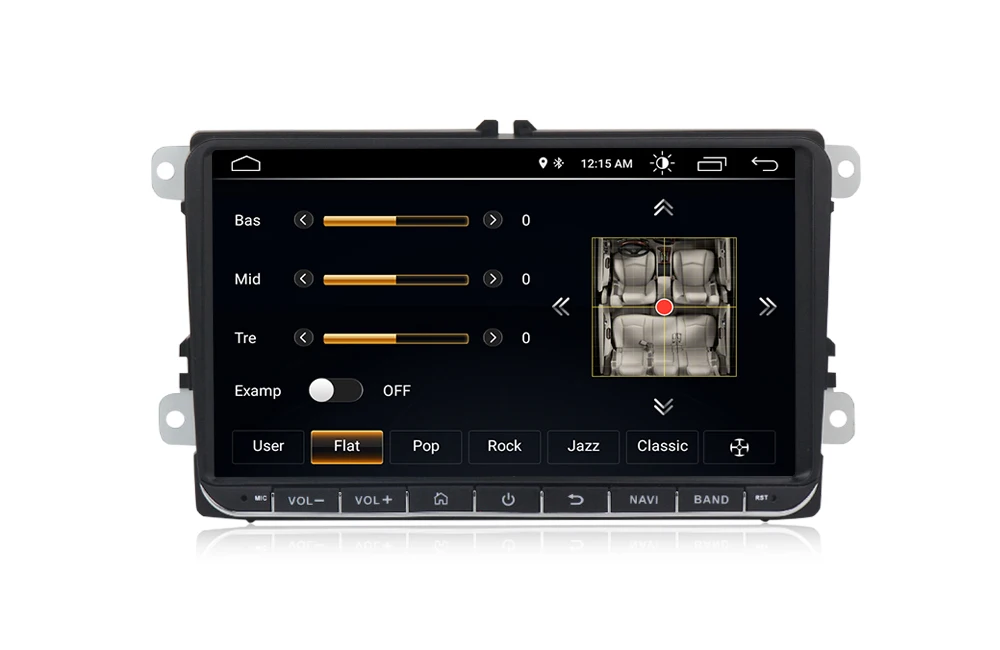 Cheap free shipping Android 8.1 car dvd gps navigation for skoda for volkswagen golf polo tiguan passat 2din dvd car stereo 39