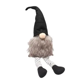 

1Pc Christmas Doll Decoration Rudolph Doll Forest Old Man Doll Festival Adornment Christmas Ornament Creative Doll Deco Party Ad