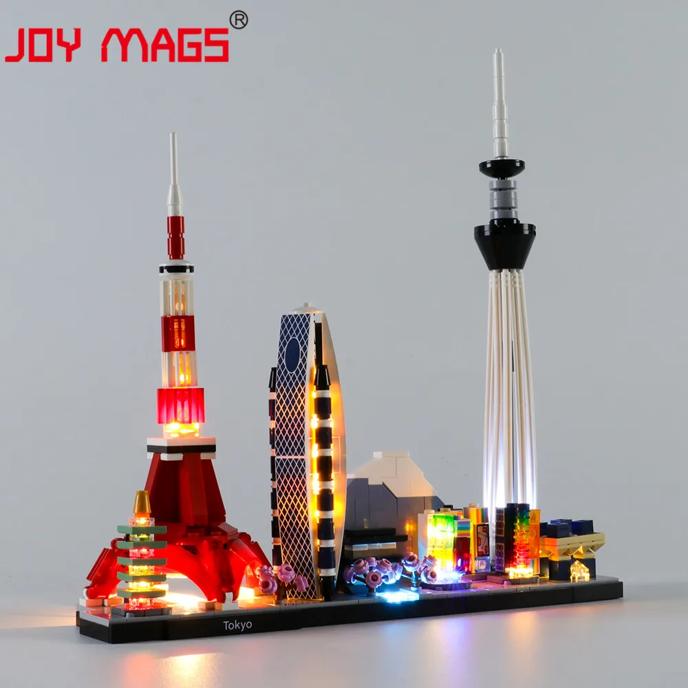 JOY MAGS только светодиодный светильник набор для архитектуры Токийский skyline