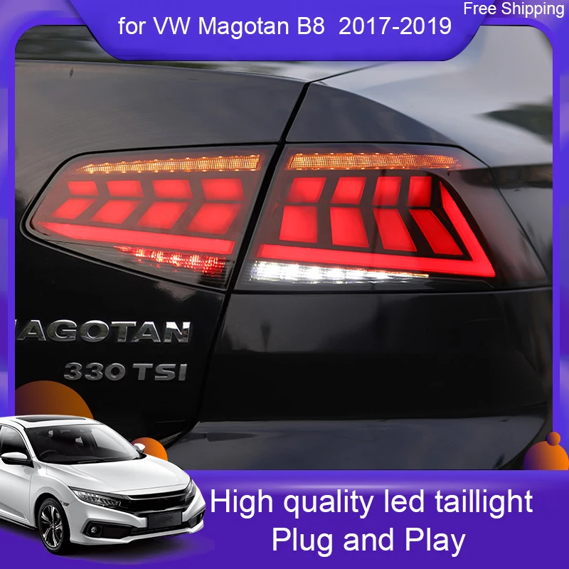 Автомобисветильник s для VW PASSAT Magotan B8 задсветильник 17-19 светодиодные задние фары +
