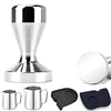 Coffee Tamper 51mm,Espresso Coffee Tamper,Espresso Tamper 51mm Aluminum Alloy Coffee Mat Stainless Steel Coffee Pull Flower Cup ► Photo 1/6