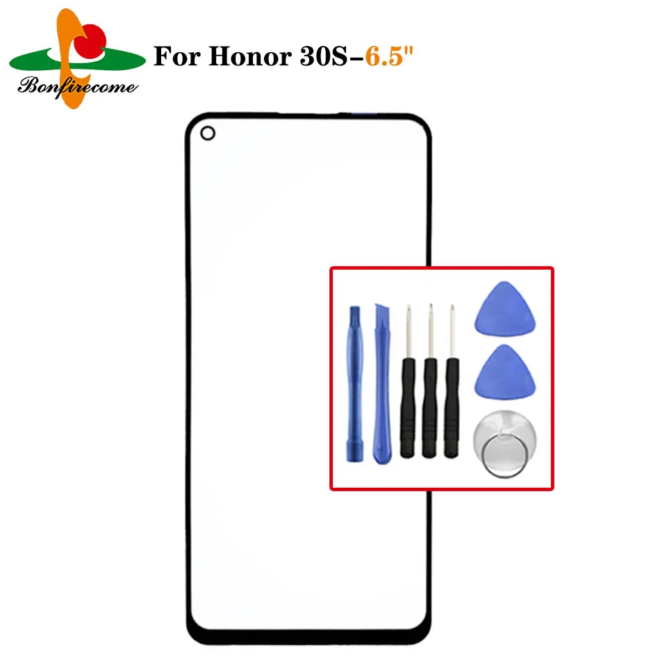 Для Huawei Honor 30S CDY-AN90 Передняя Сенсорная панель ЖК-дисплей экран внешняя стеклянная