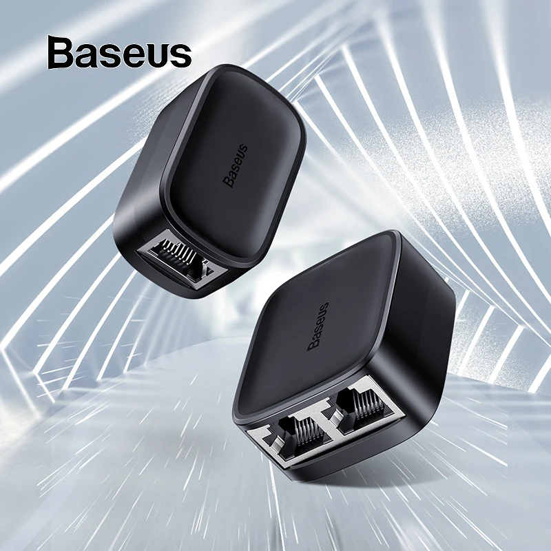 Разъем Baseus RJ45 Cat7/6/5e Ethernet-адаптер 8P8C |
