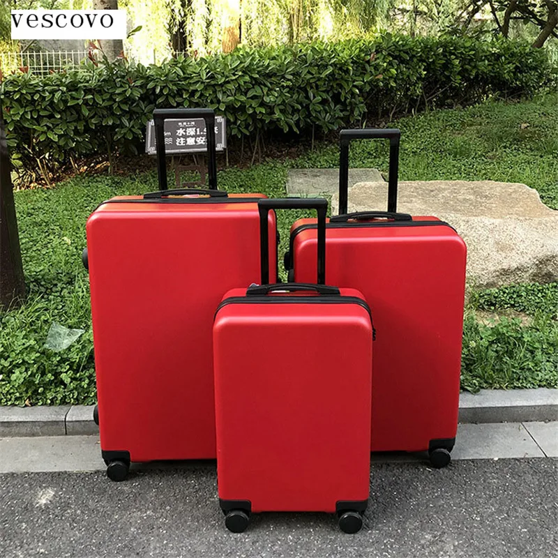 Vescovo 2" 24" 2" дюймов большой емкости чемодан на колесиках с замком Бизнес Прокатки Багаж Спиннер ABS жесткий koffer чехол