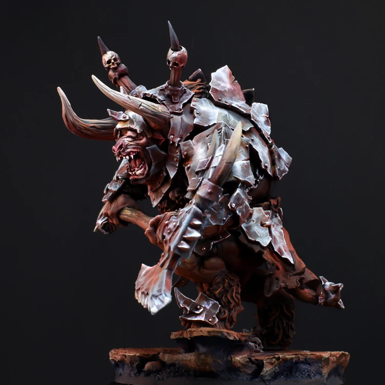 General Minotaur, высота около 65 мм, Смола Модель Рисунок GK, научная фантастика тема, в разобранном и неокрашенном комплекте