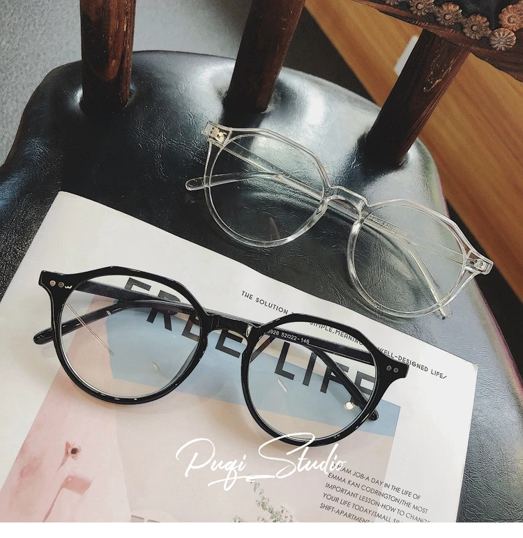 Кристально-розовые прозрачные очки, ацетатная оправа для женщин и мужчин,, оптические линзы, модный синий светильник, блокирующий близорукость, женские очки S171