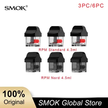 

3pcs SMOK RPM40 Pod Cartridge 4.3ml RPM Standard 4.5ml RPM Nord Pod Atomizer Tank For RPM40 Fetch Mini Pod Kit Vapor