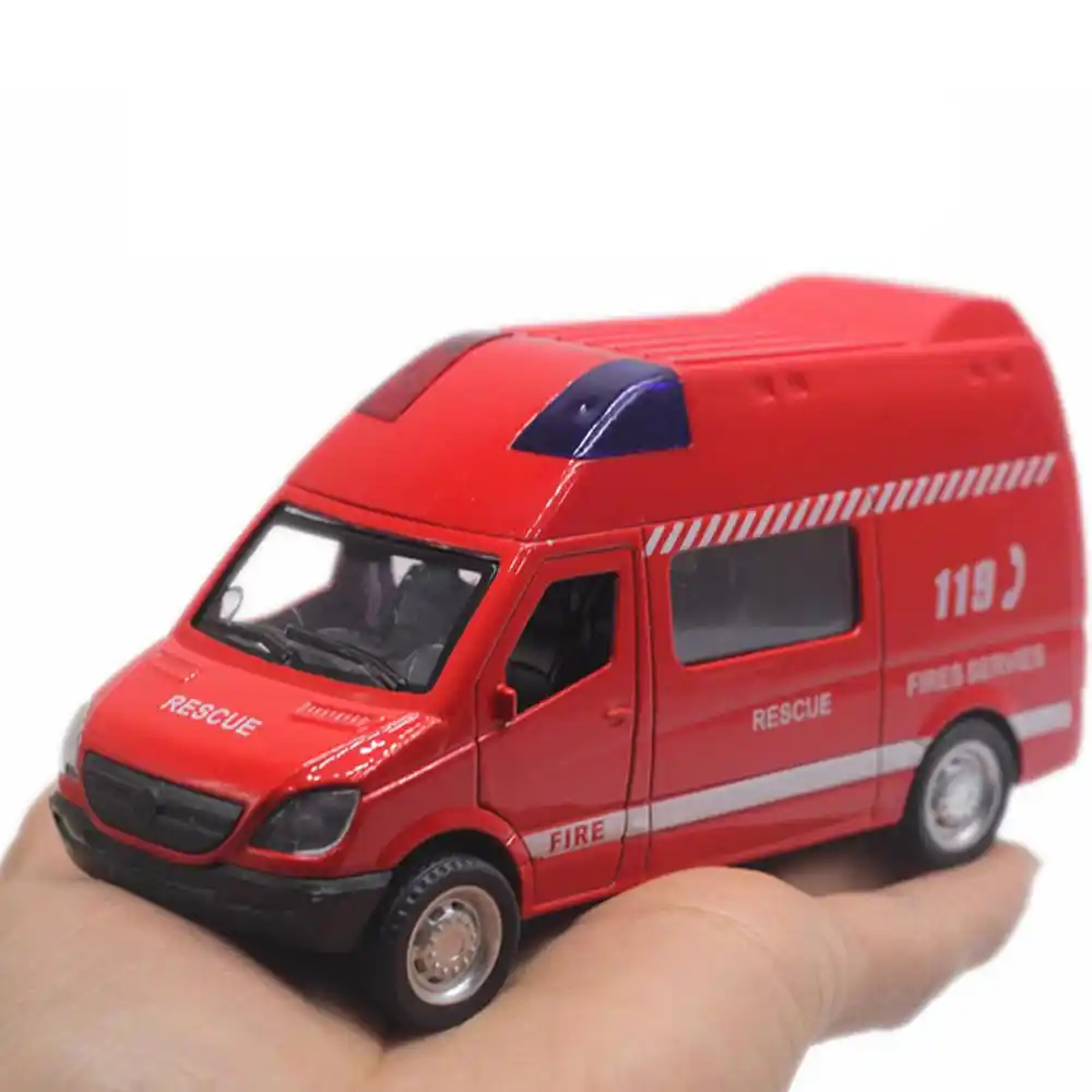 119 red ambulance dhl toy van