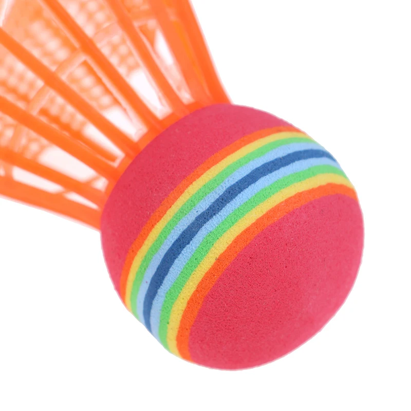 12 PCS Badminton EVA Rainbow Ball Head Nylon Badminton Feathers For Game Sp OKO 