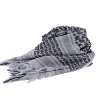110*110 арабский шарф Keffiyeh Shemagh, пустынный арабский квадратный шарф с кисточкой для охоты, уличный военный походный армейский шарф для мужчин и женщин — изображение 3