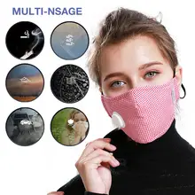 5 шт., Пылезащитная маска с активированным углем, маска для верховой езды, ветрозащитная теплая клетчатая маска, обновленная маска с активированным углем, туманная маска на половину лица, 30E