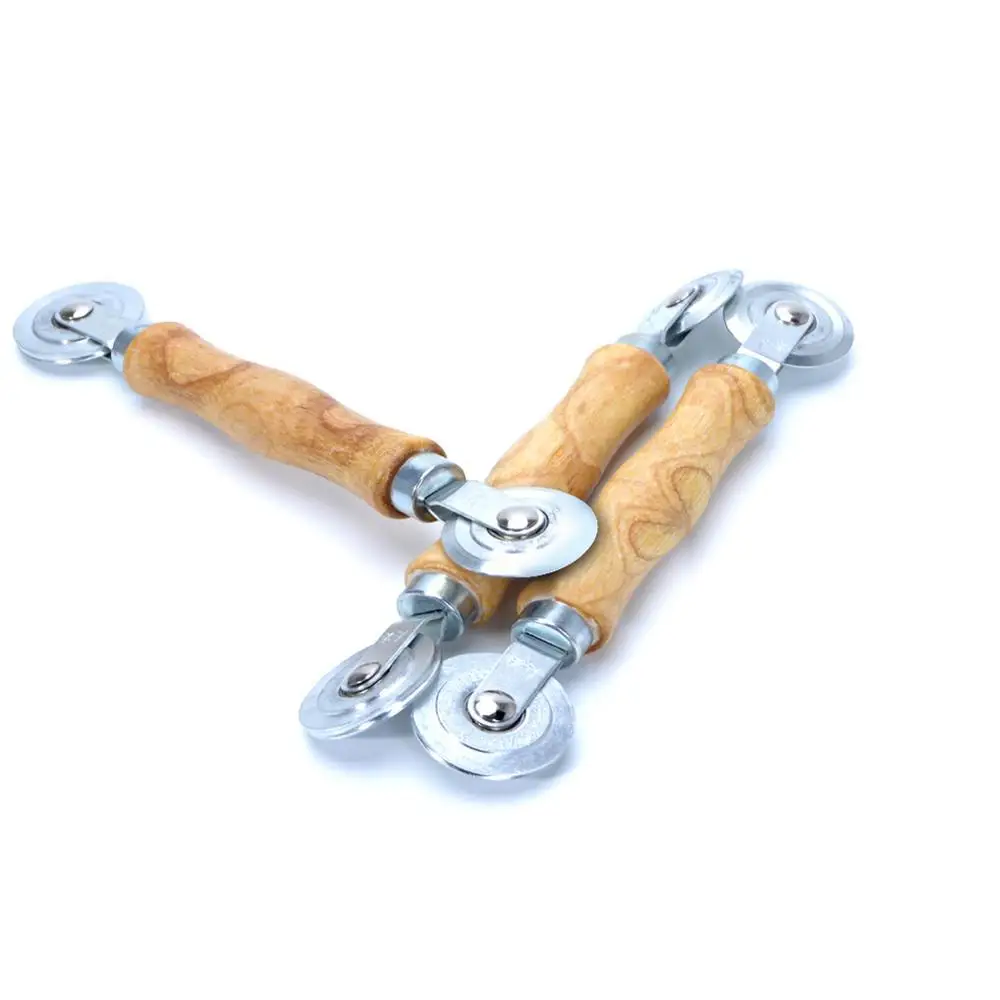 Window Install Tool Rolling Tool For Double Window Installation Hand Spline Roller Wooden Handle Steel Wheels Household Screen Door