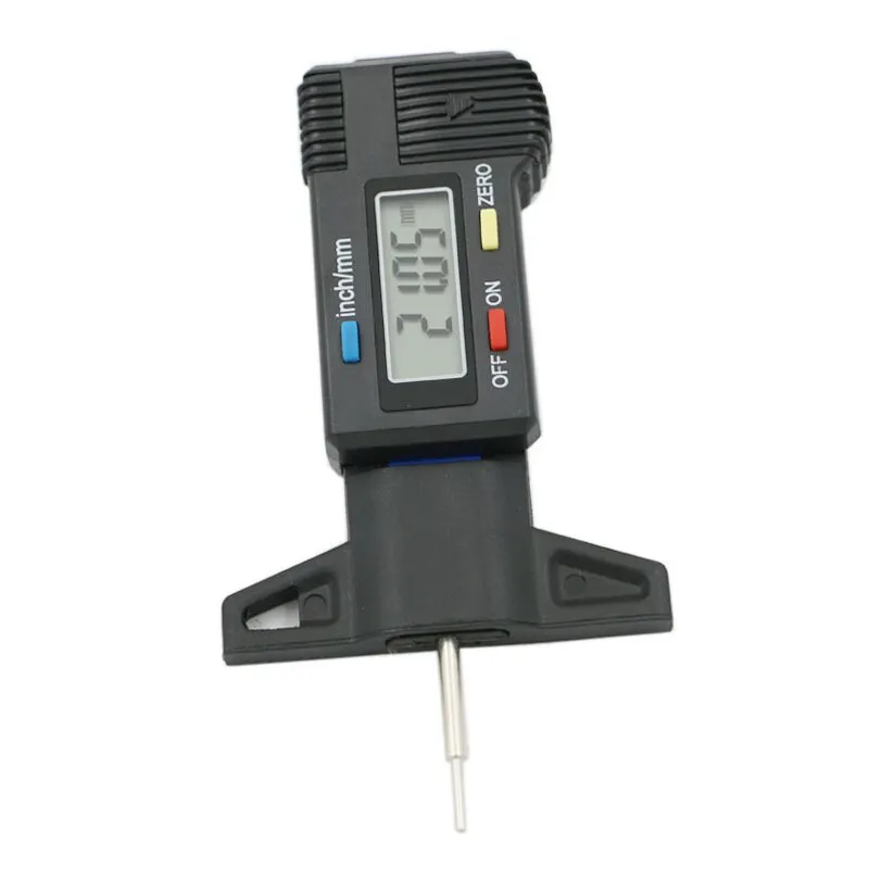 

Digital Car Tire Tread Depth Gauge MeterHigh Precision LCD Tire Caliper 0-25.4mm Measure Tool For Tyre Profile Depth Measurement