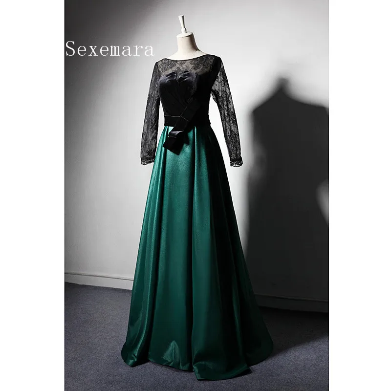 Элегантные вечерние платья vestido de festa Abendkleider халат de soiree выпускные Длинные рукава платья для матери невесты