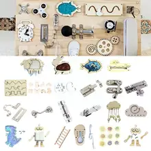 Planche pour enfants occupés à faire soi même, accessoires de jeux éducatifs pour bébés, chaussure cognitive sensorielle, activité jouet Montessori P K0R0 