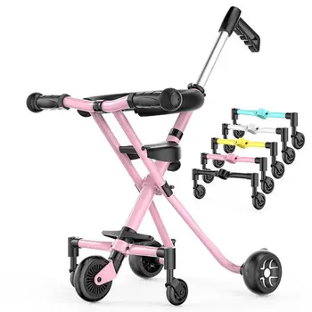 

Infant Stroller Folding Auxiliary Wheel Ultra-light Portable Thickened Anti-rollover Detachable Baby Carriage Accessories G99C