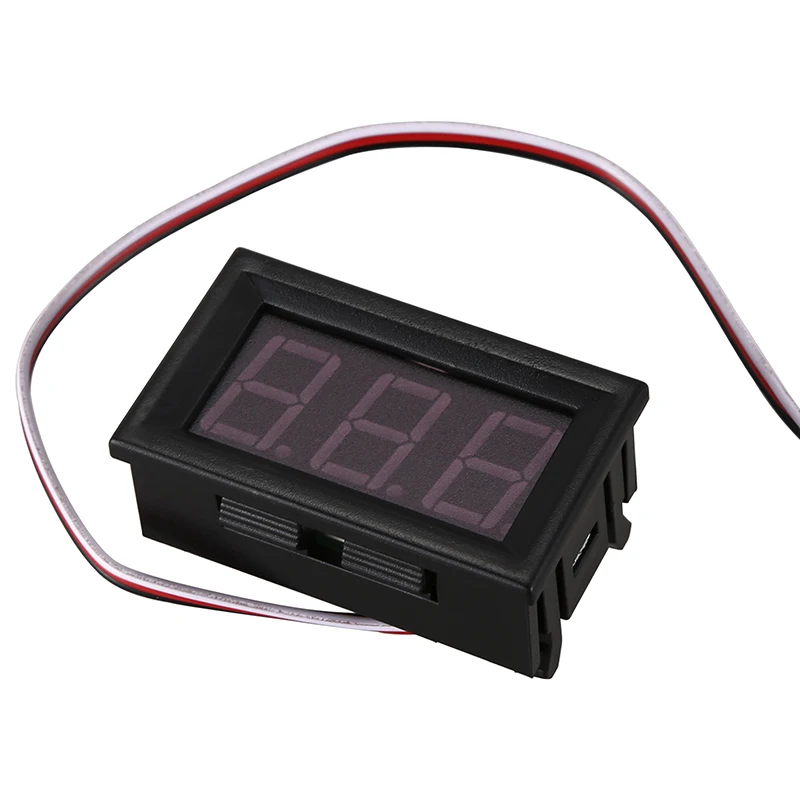 Mini voltmeter tester Digital voltage test battery DC 0-30V red auto car Hot