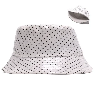 Women Rain Hat Fishing Dot Caps Hat 