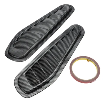 

Car Air Flow Intake Decorative Universal Intake Vent Engine Hood Decorative Vent Hood Cover ABS Plastic Scoop Bonnet For Toyota