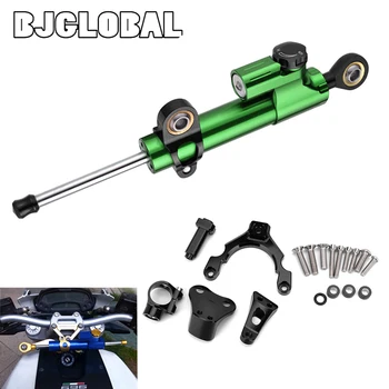 

Steering Damper Stabilizer Linear For KAWASAKI Z900 Z 900 2017 2018 CNC Shock Absorber Direction Mount Bracket Moto Accessories