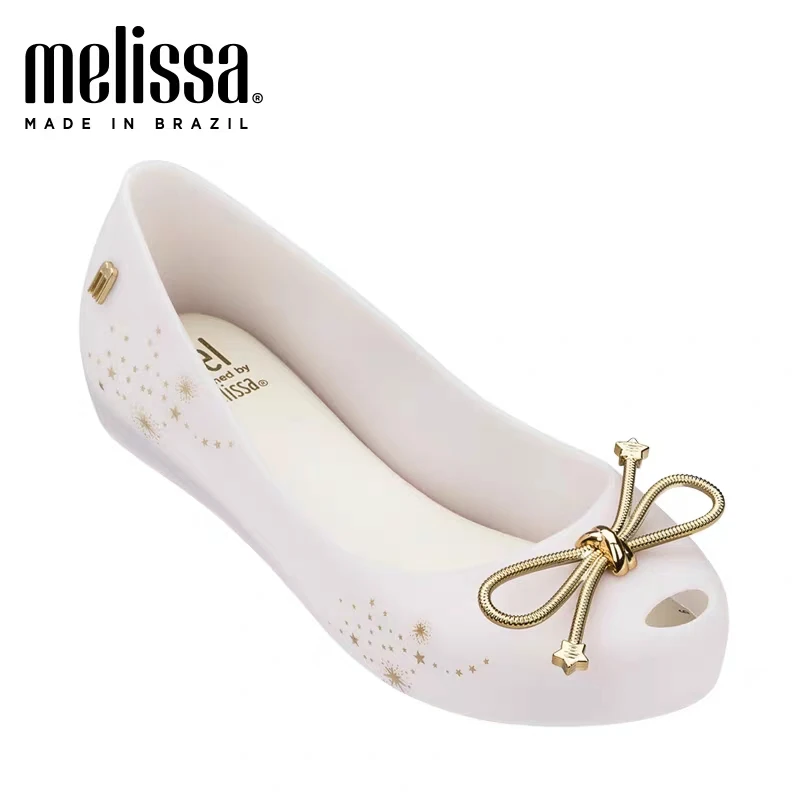 Melissa Ultragirl Mickey/Новинка года; женские сандалии на плоской подошве; Брендовая женская прозрачная обувь; сандалии Melissa; женская прозрачная обувь - Цвет: white